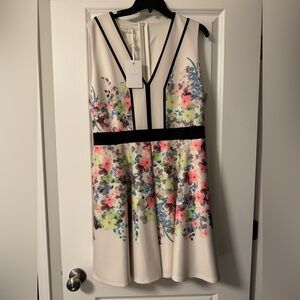 Ted Baker London Dress Women Solar Pergola Skater Floral Dress with Pockets